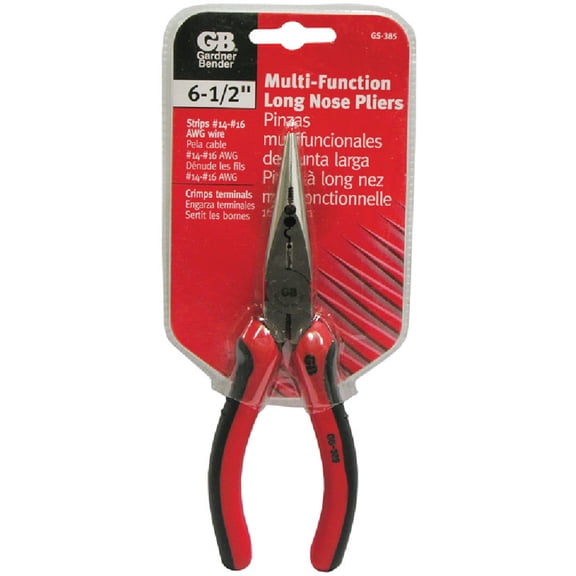 GB Electrical Gardner Bender Long Nose Pliers - Pack of 8