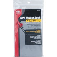GB Electrical Gardner Bender Wire Label Book - Pack of 6