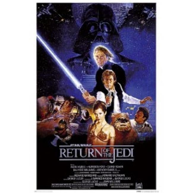 もらって嬉しい出産祝い B Jedi The of Return - Wars Star Eye GB Style Print Poster その他
