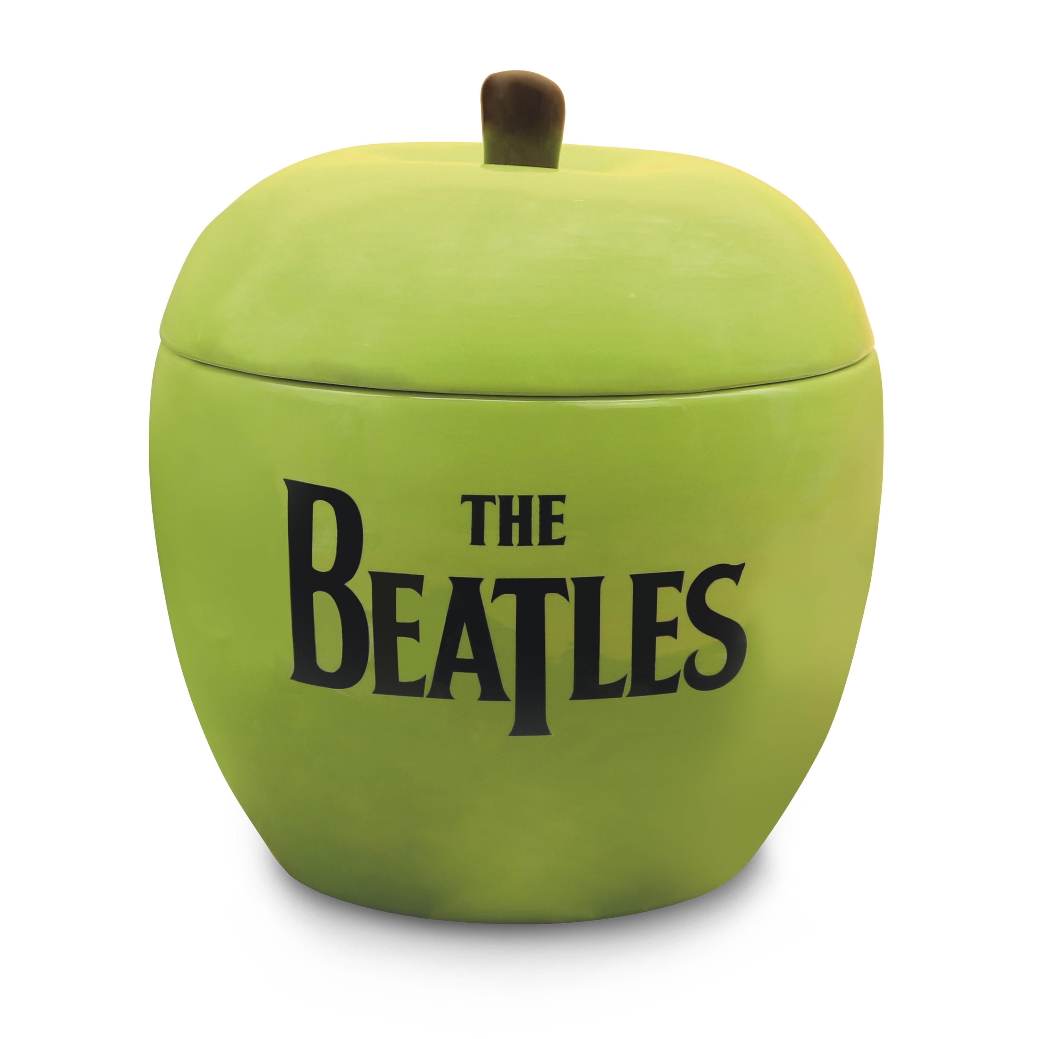 GB Eye The Beatles Green Apple Ceramic Cookie Jar Removable Lid, Rock Band Home Decor & Collectible Gift for Fans