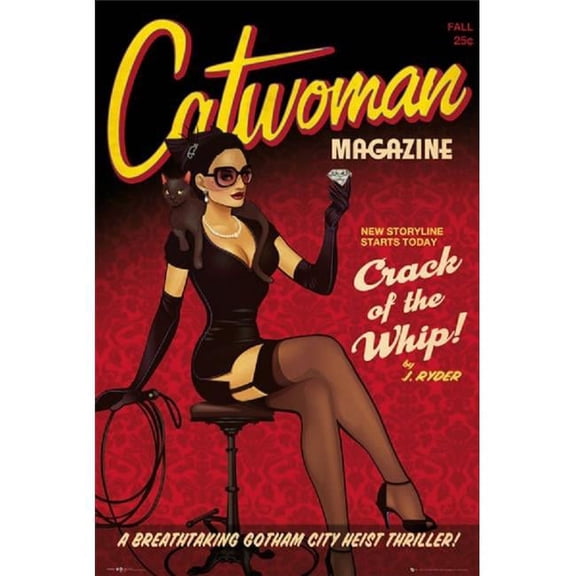 GB Eye XPE160334 Catwoman - Crack The Whip Poster Print, 24 x 36