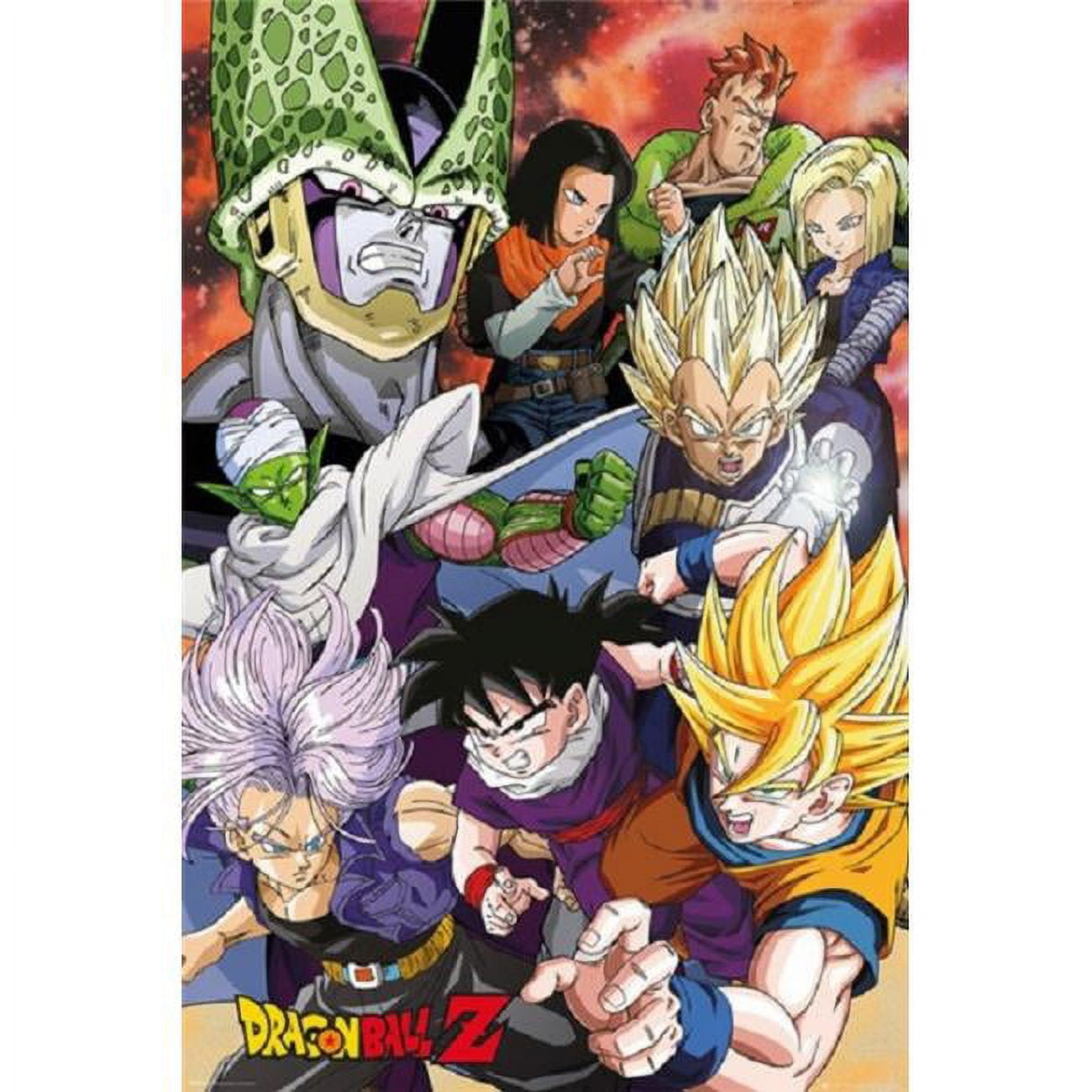 Dragon Ball Z Perfect Cell Saga Laminated & Framed Poster (24 x 36) 