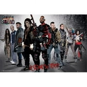 GB Eye XPE160519 Suicide Squad - Supervillian Gang Poster Print, 36 x 24