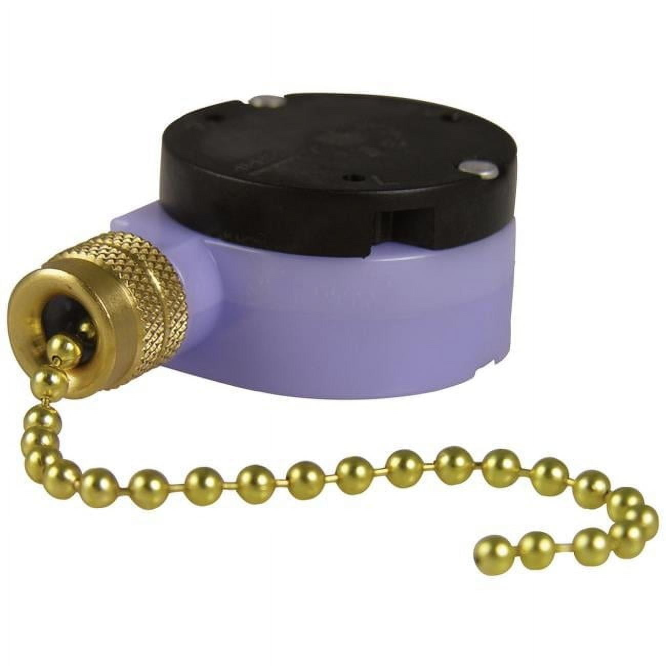 Gardner Bender Brass-Plated Two-Speed Pull Chain Switch