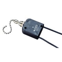 GB GSW-35 Pull Chain Switch, 1-Pole, 125/250 VAC, 6 A, Silver, Nickel Brass
