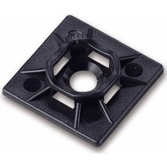 GB Gardner Bender 45-MBUVB Black Mounting Base For Cable Ties
