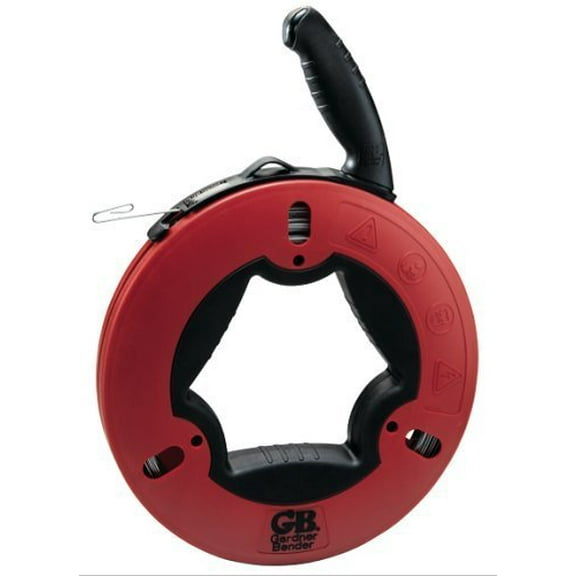 GB Gardner Bender FTS-125R 125' Upperhand Steel Fishtape With Rubber Grips