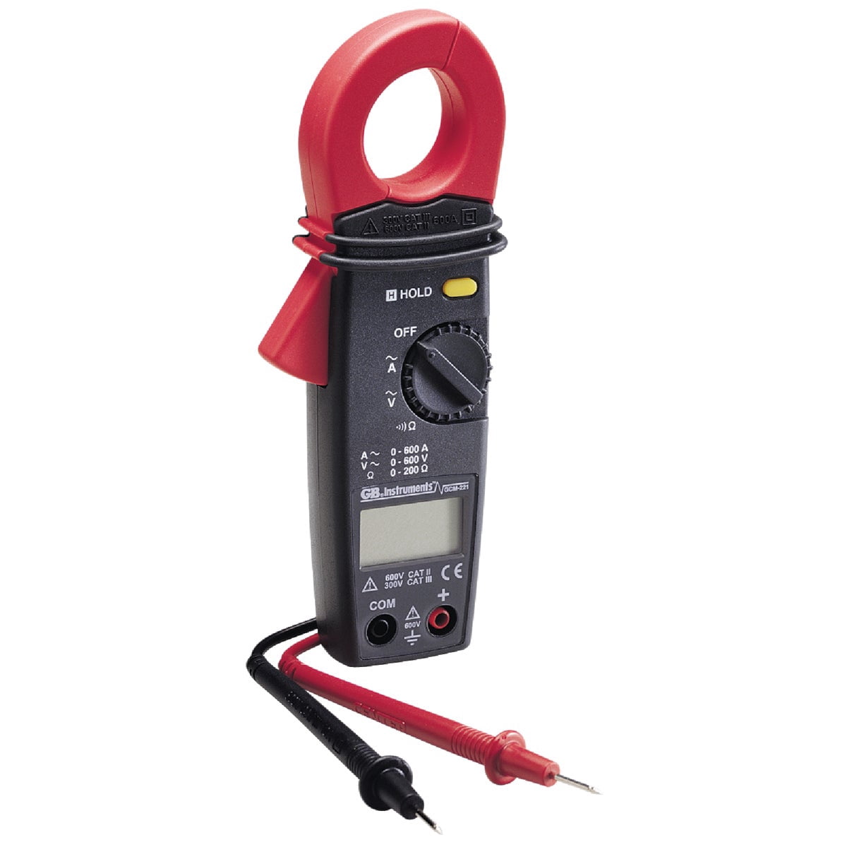 Gardner Bender Clamp Digital Multimeter GCM-221 - 3 Function, LCD Display — Residential Use, Standard Application