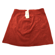 GB Gianni Bini Skirt Girls London Calling corduroy, Rust, Size L