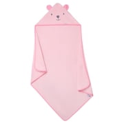 Gerber Baby Girl Pink Absorbent Hooded Towel, One Size