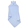 thumbnail image 1 of Gerber Baby Boy Blue Absorbent Hooded Towel, One Size, 1 of 6