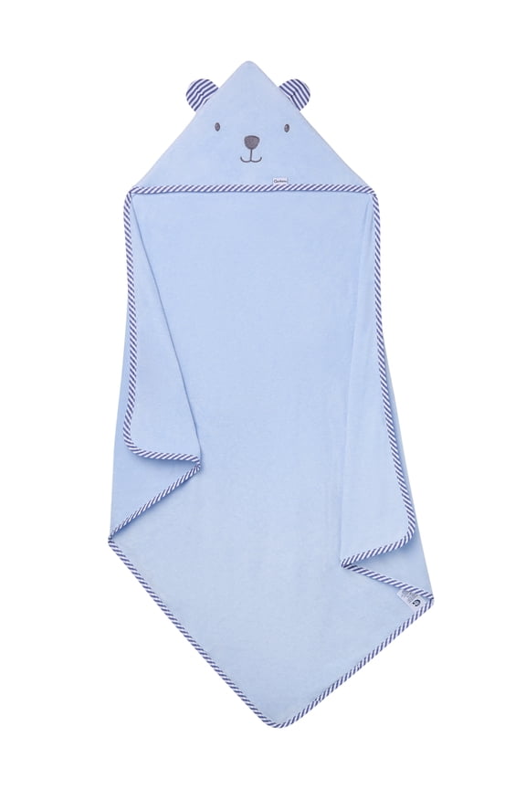 Baby Boy Blue Absorbent Hooded Towel, One Size
