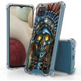 thumbnail image 1 of GB Hybrid Slim [Scratch-Proof] Hard Back Cover Case w/Flexible Bumper Compatible with Samsung Galaxy A32 5G - Skull Chief 2, 1 of 5