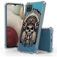 thumbnail image 1 of GB Hybrid Slim [Scratch-Proof] Hard Back Cover Case w/Flexible Bumper Compatible with Samsung Galaxy A32 5G - Skull Chief 3, 1 of 5
