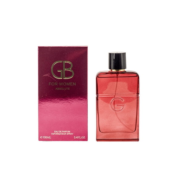 GB Red for Women Absolute Perfume - 100ml / 3.4 Fl Oz Eau De Parfum Vaporisateur Spray - Long Lasting Natrual Spray Type, Oil From France !