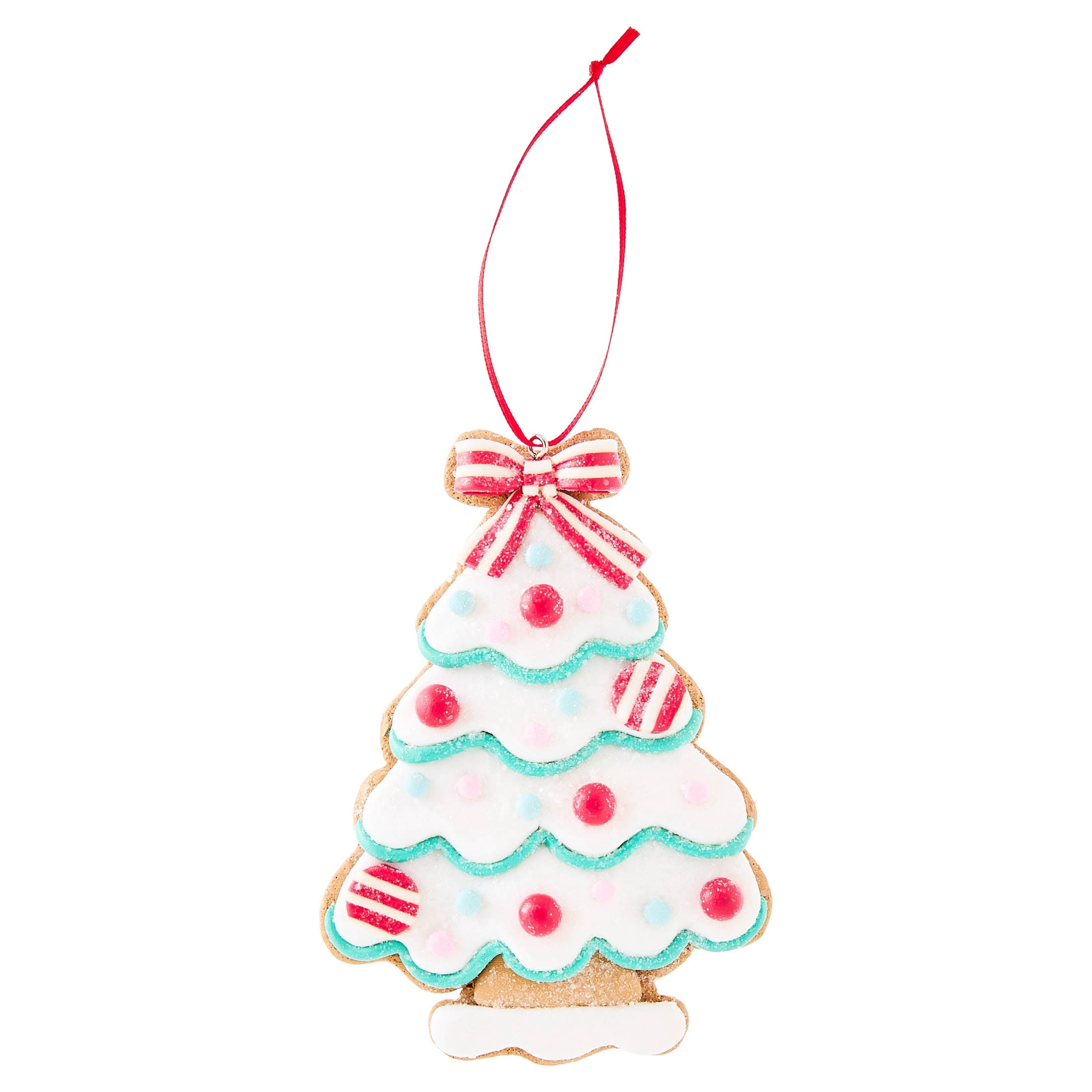 Multicolor Clay Dough Christmas Tree Ornament, 5", by Holiday Time