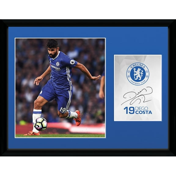 No Author GB eye LTD, Chelsea, Costa 16/17, Framed Print, 30 x 40 cm, Wood, Multi-Colour,