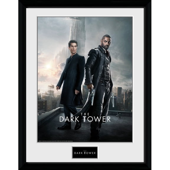 No Author GB eye LTD, The Dark Tower, City, Framed Print 30x40cm, Wood, Various,