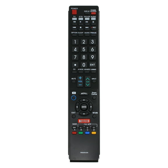 GB005WJSA Remote Control Replacement - Compatible with Sharp LC70LE755U TV
