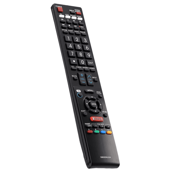 GB005WJSA Sharp TV Remote Control, Universal Replacement for All Sharp Aquos Smart LCD LED HDTVs-1