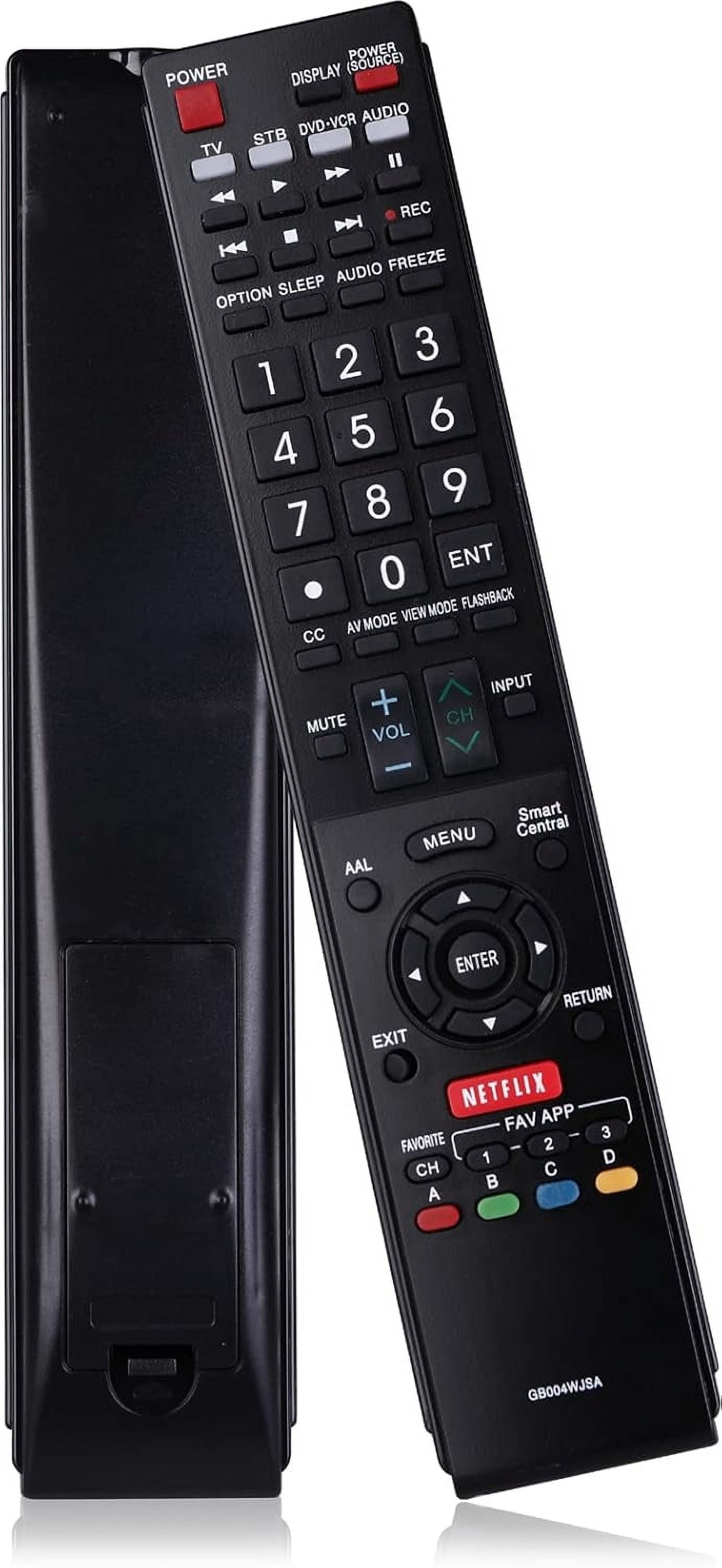 Using Sharp Tv Remote Eremolz, TV Remote Control, GB005WJSA, Compatible with Sharp Aquos ...