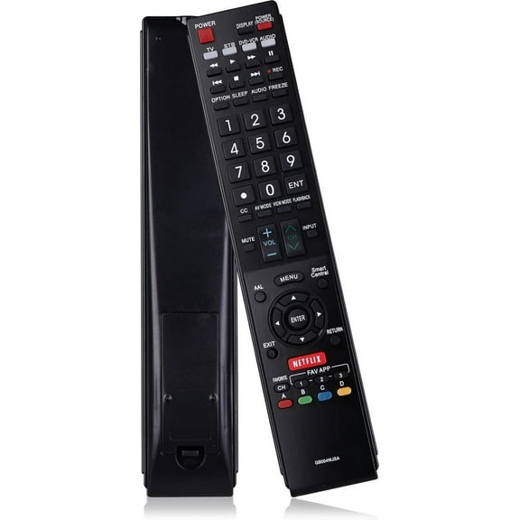 GB005WJSA TV Remote Control for Sharp Brand TVs - Smart TV & Aquos TV