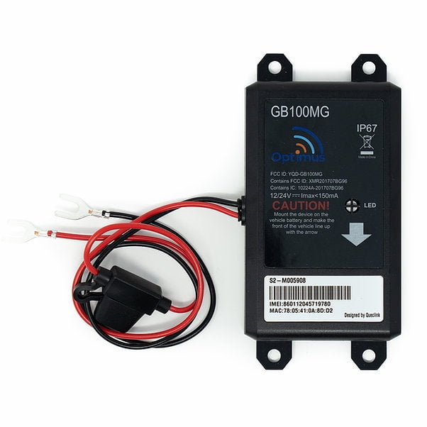 Kommerciel Fysik guide GB100M Easy Install Directly on Car's Battery GPS Tracker - Walmart.com