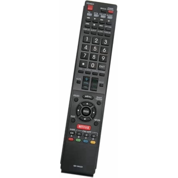 GB118WJSA Replacement Remote Control Compatible for Sharp AQUOS TV LC-60SQ17 LC-60SQ17U LC-60TQ15U LC-60UD27U LC-60UQ17U LC-70C6600U LC-60C6600U LC-60EQ10U LC-60LE660U LC-60SQ10