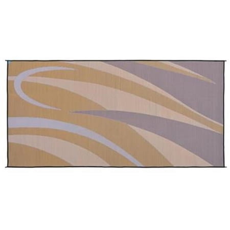 GB7 Graphic Mat 8x16 Brown, Gold
