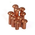 thumbnail image 1 of GB867 [M2 M2.5 M3 M4 M5 M6 M8] Copper Solid Round Head Rivet Alloy Self-plugging Rivet B069 ,Long Term Use, 1 of 2
