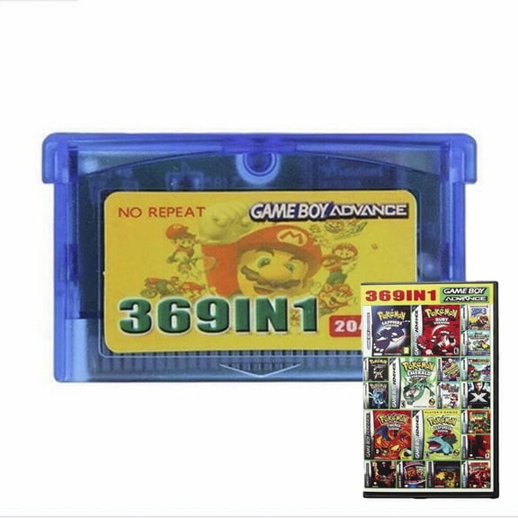 GBA 369 in 1 Game Boy Advance Game Cartridge for GBA/GBASP/NDS/IDS/NDSL/IDSL