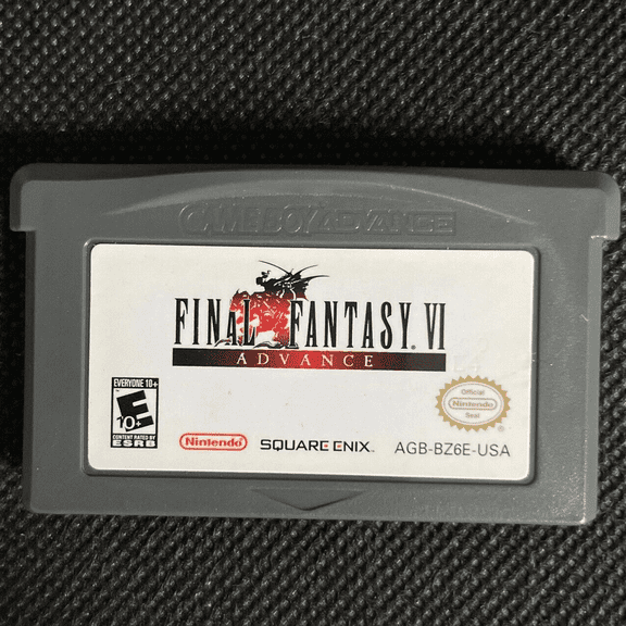 GBA Game Final Fantasy VI Advance Games Cartridge Card for GBA/GBASP/NDS/IDS/NDSL/IDSL Console US Version