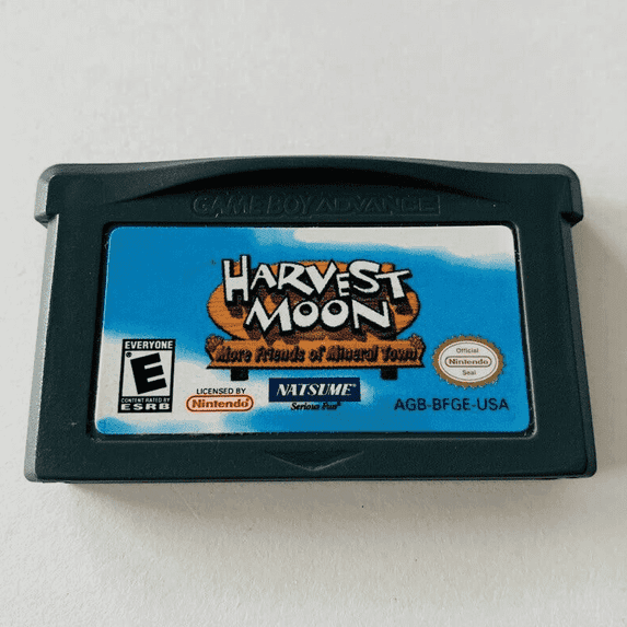 GBA Game Harvest Moon: More Friends of Mineral Town Games Cartridge Card for GBA/GBASP/NDS/IDS/NDSL/IDSL Console US Version