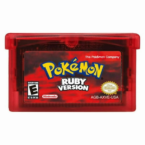 GBA RUBY Game Cartridge - US Version - Compatible with GBA/GBASP/NDS/NDSL
