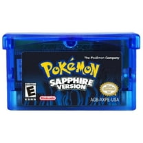 GBA SAPPHIRE Game Cartridge - US Version - Compatible with GBA/GBASP/NDS/NDSL