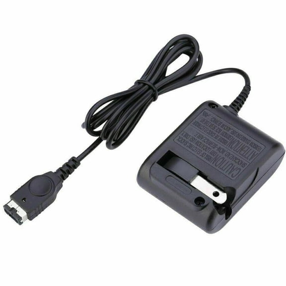 GBA SP Charger AC Adapter Portable Travel Power Cord, Wall Charging Adapter for Nintendo DS Game boy Advance SP(Black)