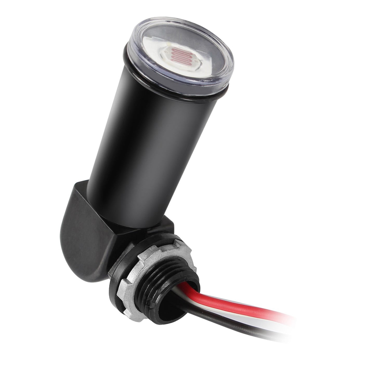 GBAYSA 4Pack Photoelectric Sensor Conduit Photocell Light Sensor Swivel Photo Control Switch