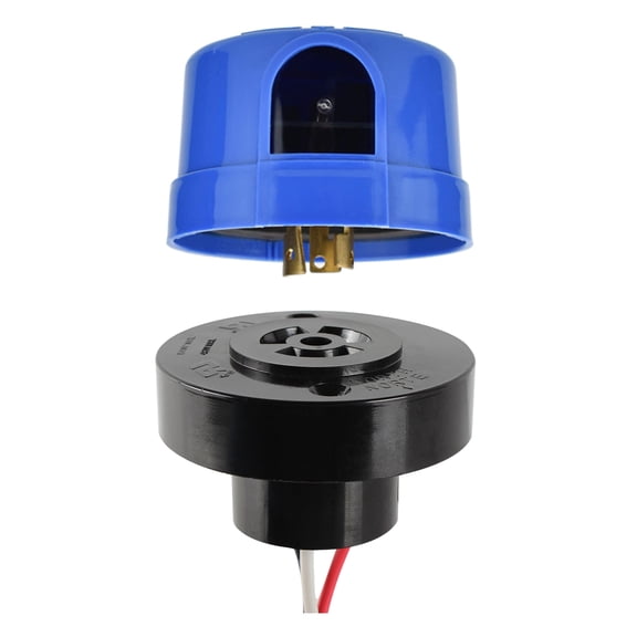 GBAYSA Twist Lock Photocell Light Sensor with Receptacle Photo Control Dusk to Dawn Switch Set