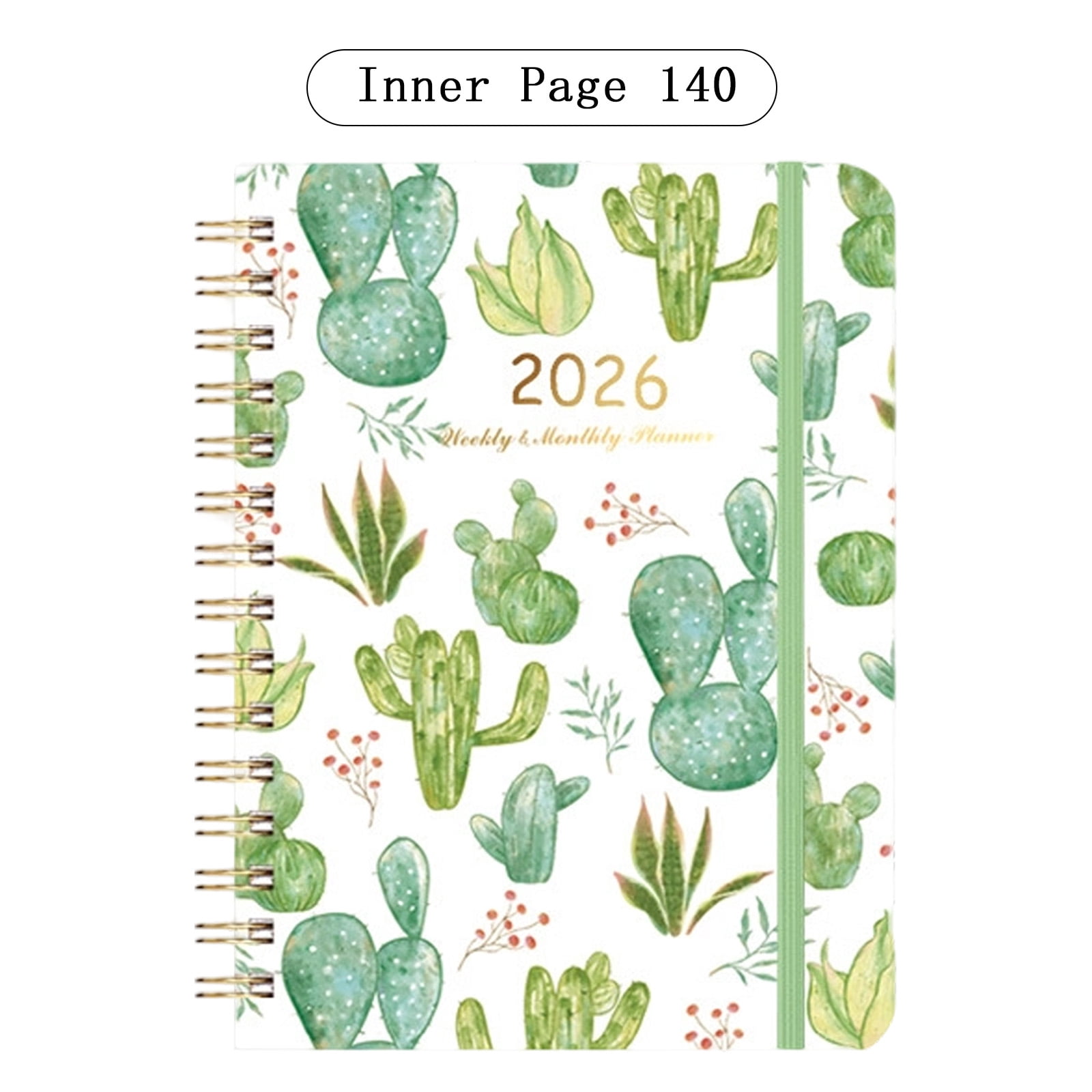 GBAYXJ 2026 Weekly And Monthly Planner Hardcover Agenda Book For Women