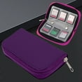 thumbnail image 1 of GBAYXJ 22 Slots SD Memory Card Storage Zipper Case Protector Holder Wallet(Purple), 1 of 4
