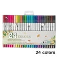 thumbnail image 1 of GBAYXJ 24/36/60PC Double Headed Drawing Marker Color Neutral Pen Art（5ml）(C), 1 of 3