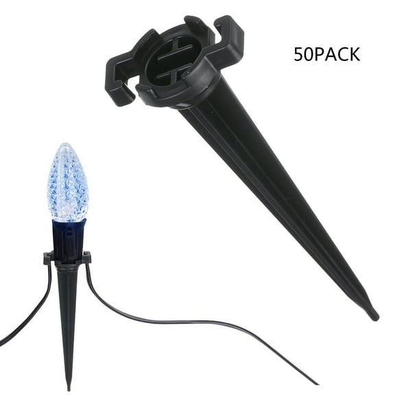 GBAYXJ 4.5inch Universal Light Stake For C7C9 Light Yard Lawn Stakes decoration Outdoor(B)