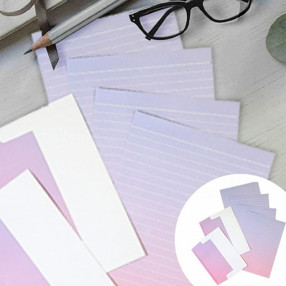 GBAYXJ—6 Packs Stationery Paper Set (4 Double Stationery Writing Papers 2 Matching Envelopes) Four Gradients 4 Design (Morandi Color)(Paper)