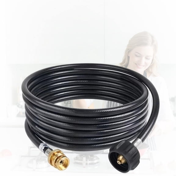 GBAYXJ 6ft LPG Hose Propane Adapter 1 Lb To 25 Lb Hose Assembly Propane Tank Converter Replacement For Camping Stove Portable Grill Heater Type 1 Connection