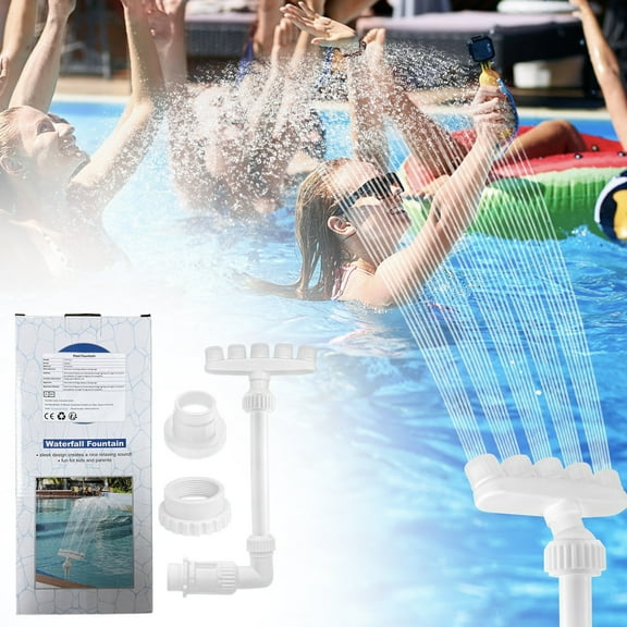 Adjustable Pool Sprinkler With 5 Nozzles 360° Direction Control Cooler Spray Swimming Pools Faucet nozzle