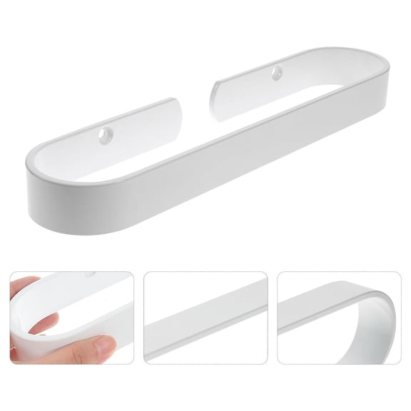 GBAYXJ Aluminium Alloy Towel Bar Wall Mounted Holder No Drilling Required Stable Structure For Bathroom Organizer Multiple Sizes