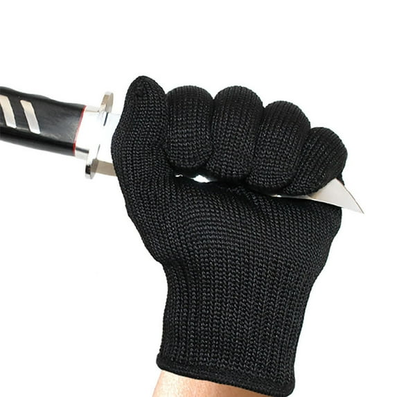 GBAYXJ Anti Cutting Gloves Protective Gloves Five Anti Cutting Outdoor Hiking Gloves Thickened Anti Cutting Gloves(Black)