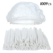 GBAYXJ Apron Sleeve 100Pc Disposable Non-Woven Paper Caps Chef Hat for Restaurant Kitchen Hotel Home Non-Woven Paper