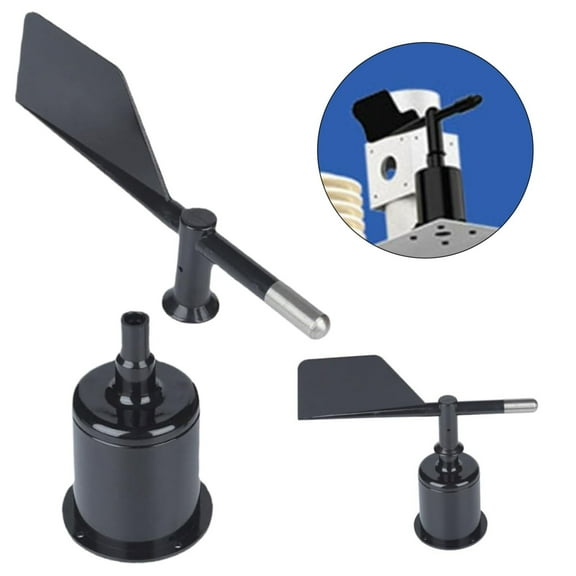 GBAYXJ Anemometer For Wind Direction Measurement Easy Replacement Construction Measuring Ruler (Black)