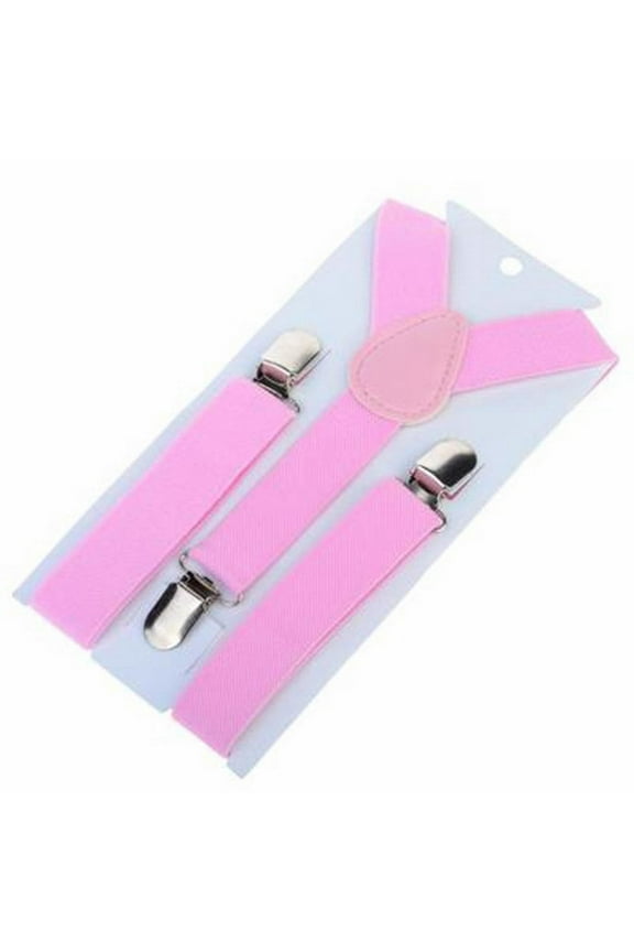 Boy's Kids Elastic Y Back Suspenders Adjustable Solid Color Suspenders For Boys Girls Adjustable Elastic Classic Accessory Sets For 6 Months To 13 Year Old Boys Girls|Cloth